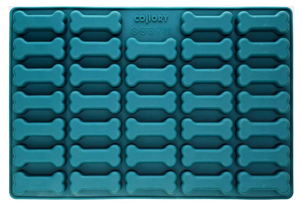 Große Knochen Silikon Backform (7cm) für Hundekekse und Leckerlies, Antihaft und lebensmittelecht (BPA-frei)