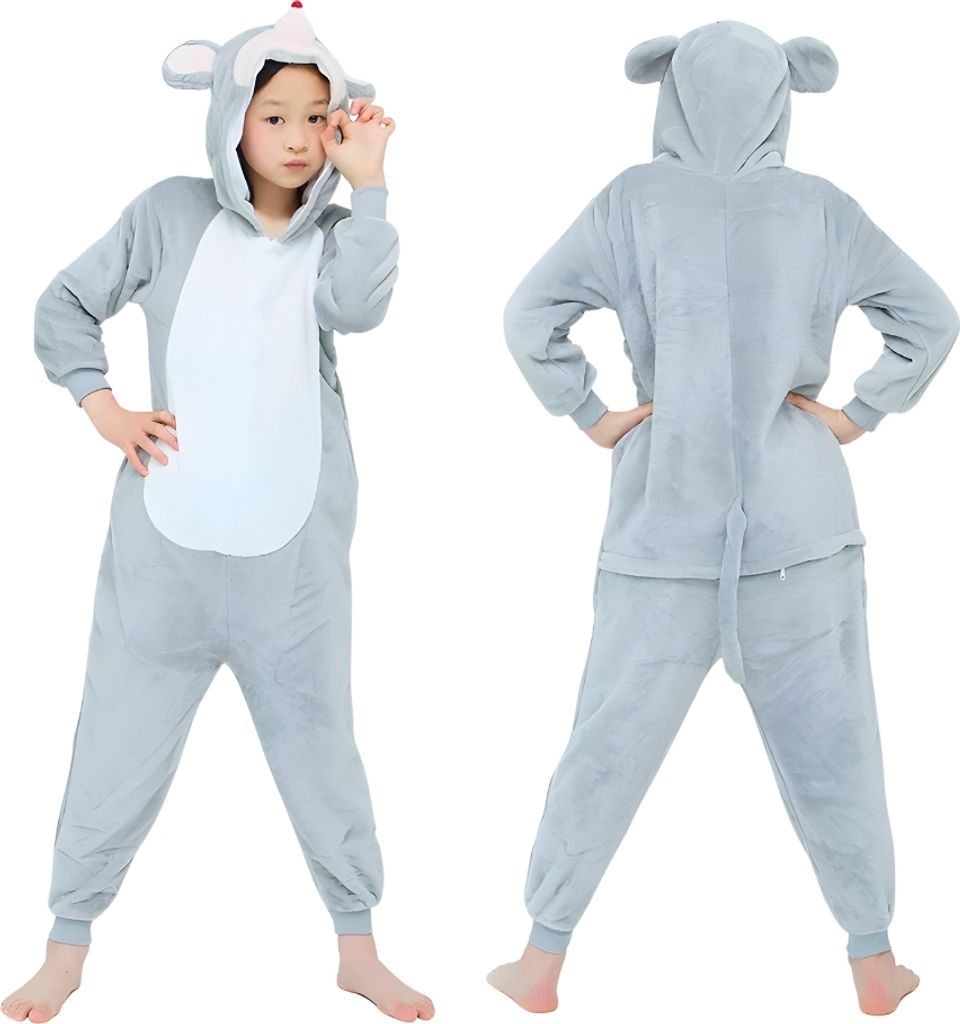 Onesie Kigurumi Pyjama Kostüm für Kinder Micky Maus 128