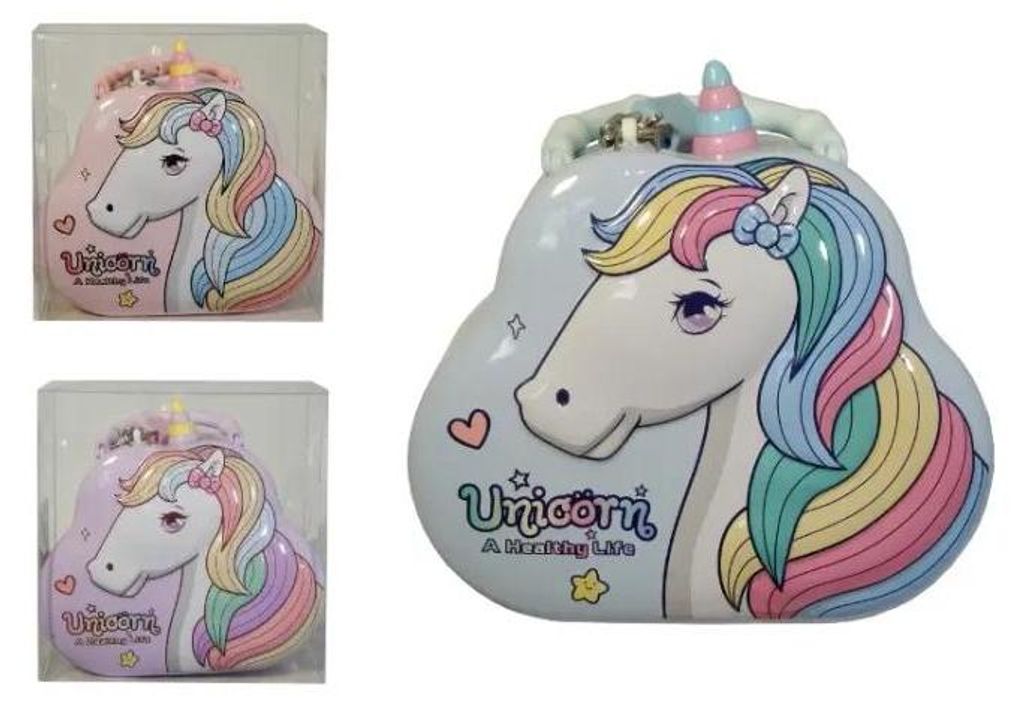 Bunte Einhorn-Spardose für Kinder