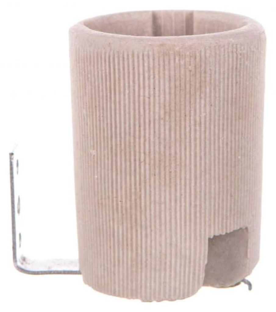 Gniazdo ceramiczne E14 z oprawką P4 Zdjęcie produktu 