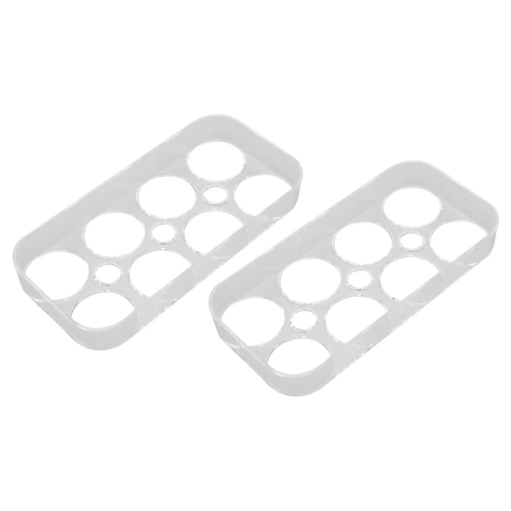 Contenitore per Uova 8 Posti: Organizer Frigo in Plastica Trasparente
