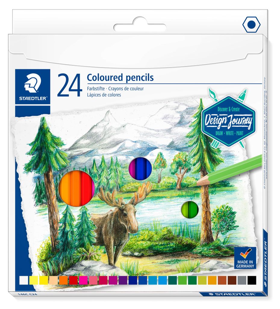 STAEDTLER Buntstift Design Journey 24er Kartonetui Produktbild 