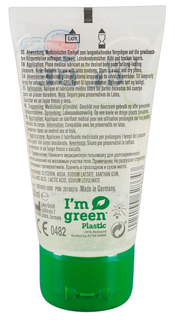 Just Glide Bio Gleitgel Wasserbasis 50ml Gleitgele