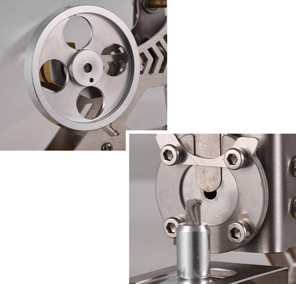 Moteur Stirling STARPOWER à Vide - Modèle de Physique Expérimental DIY - 6