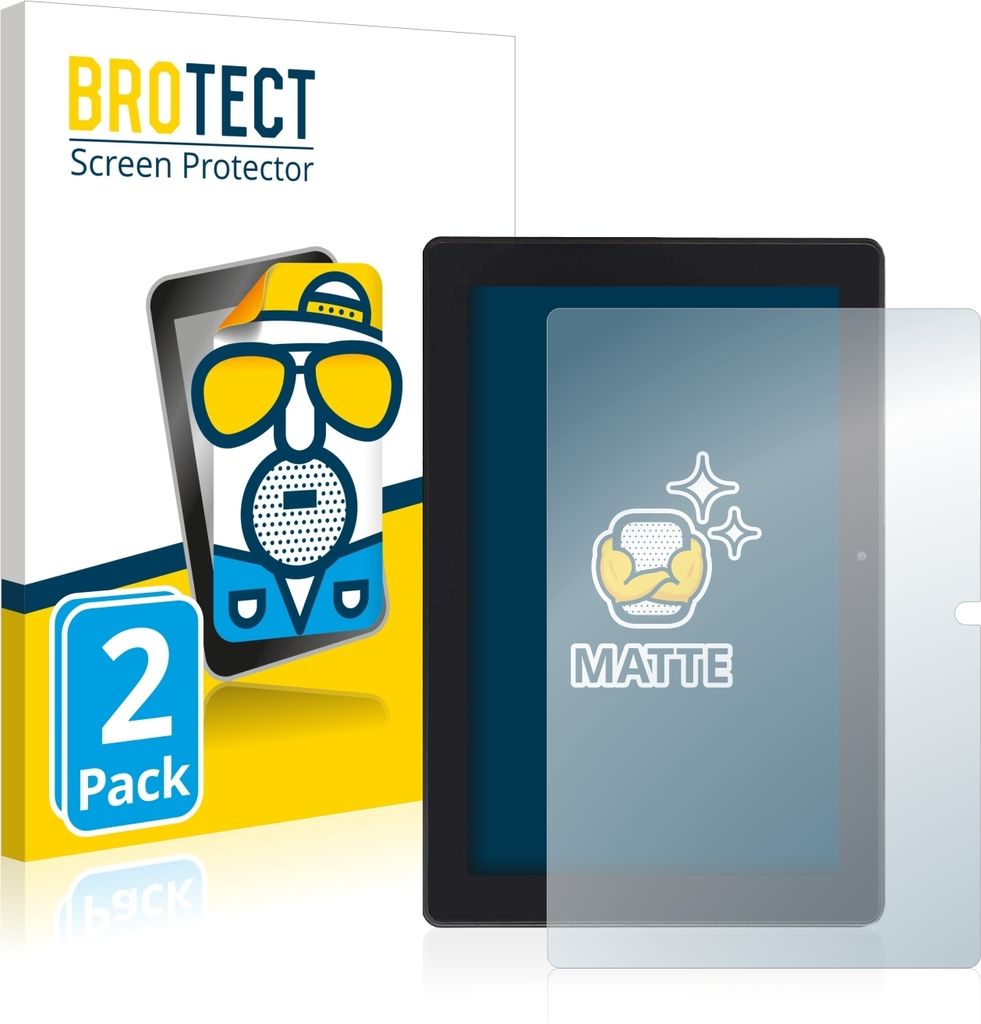 2x BROTECT Schutzfolie für Simbans Tangotab 10" Displayschutz Displayschutzfolie Folie Matt Entspiegelungsfolie