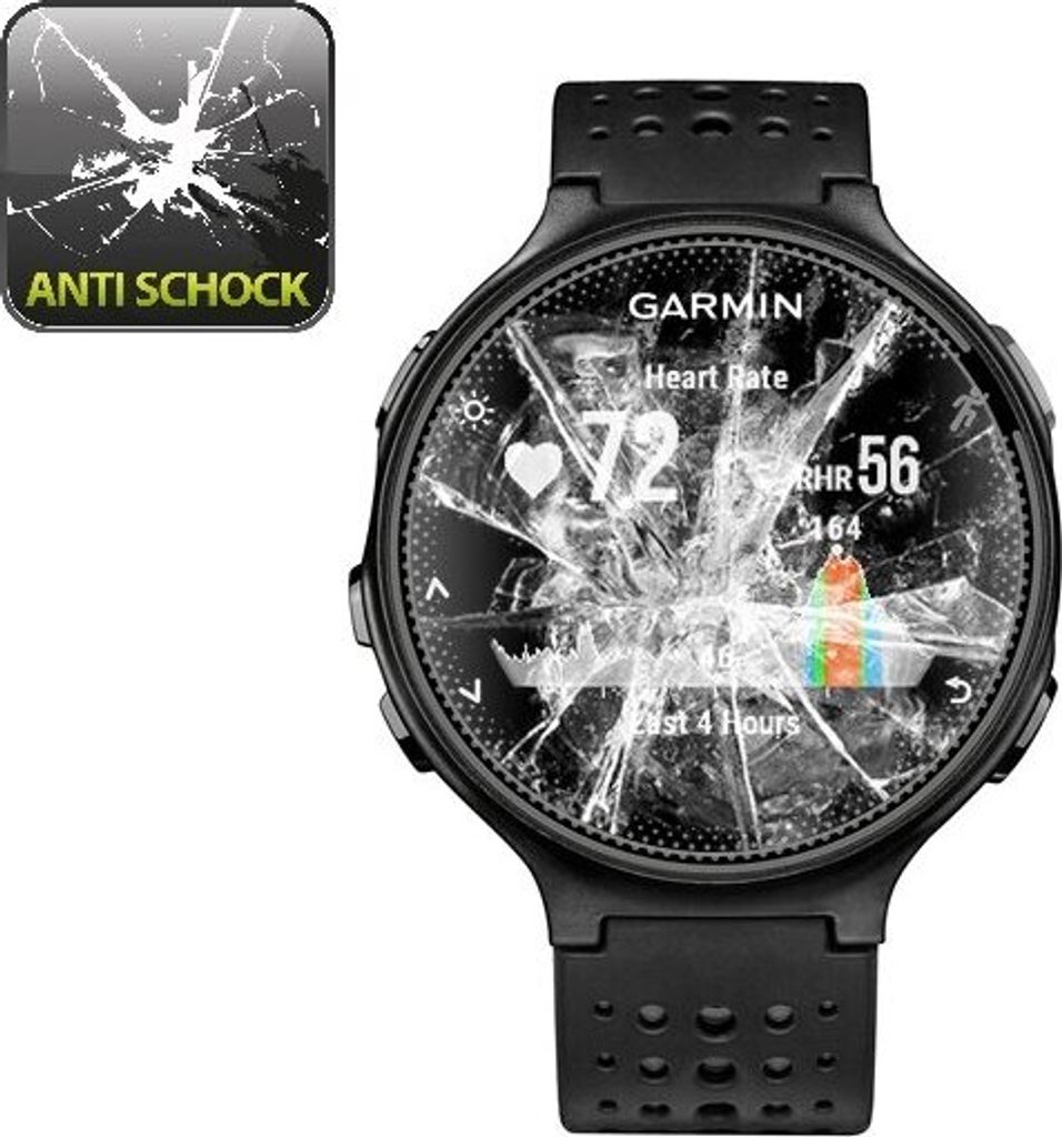 6x Panzerfolie für Garmin Forerunner 220 (42mm) ANTI-SCHOCK Displayschutz KLAR