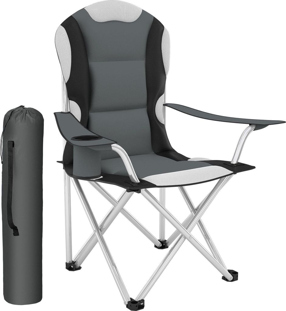 tectake® Campingstuhl 60 x 88 x 110 cm Produktbild 