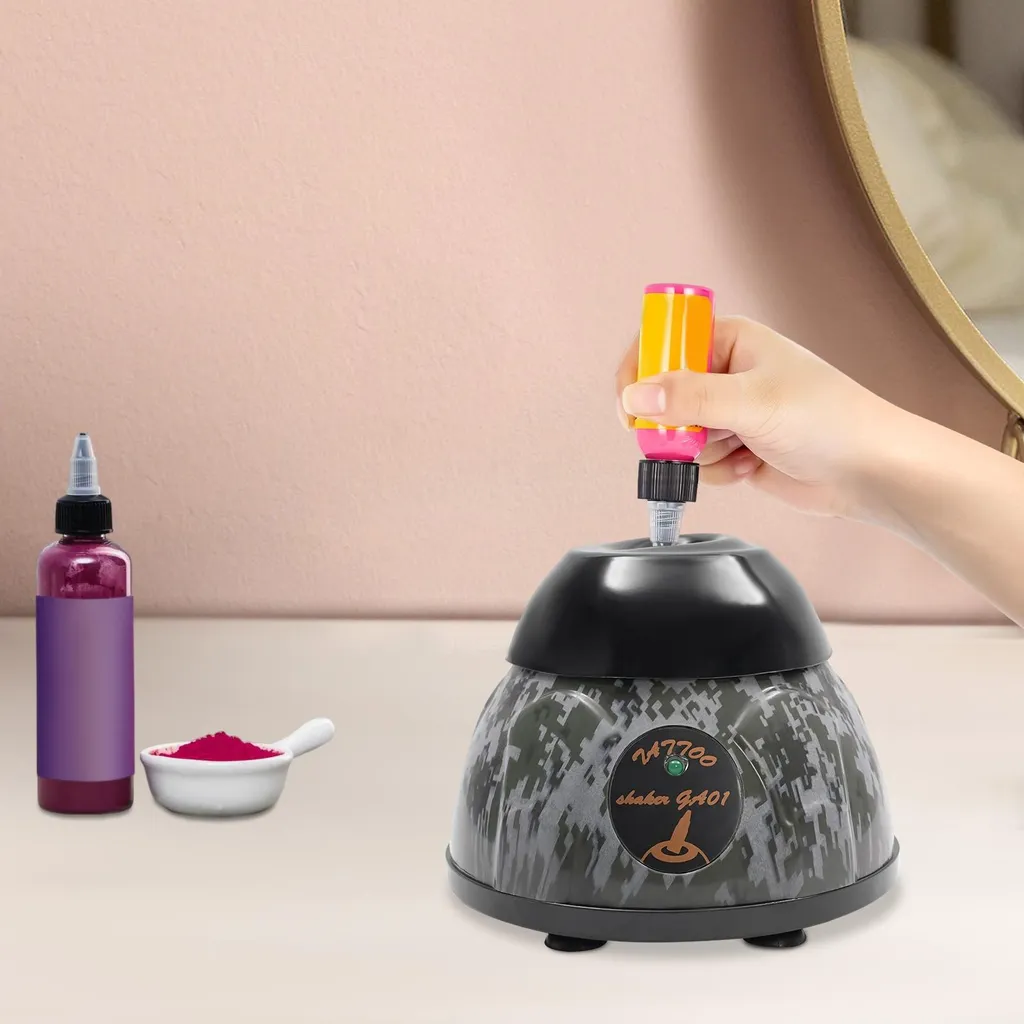 Mélangeur à vortex 5200 tr/min de 12W en silicone et plastique compact - 2