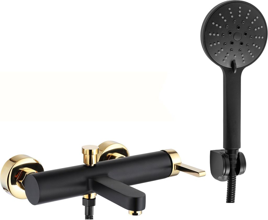 REA Wannenarmatur Polo Black Gold