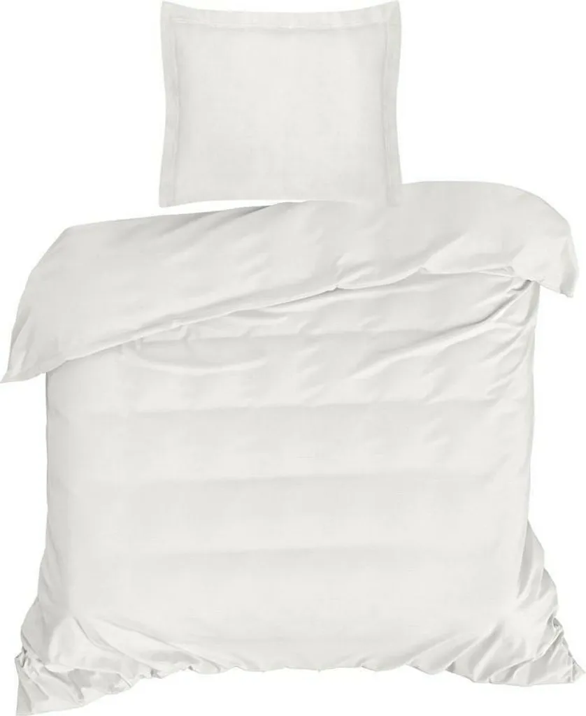 Linge de lit 140x200 Nova C anti-plis crème Eurofirany taie 70x80