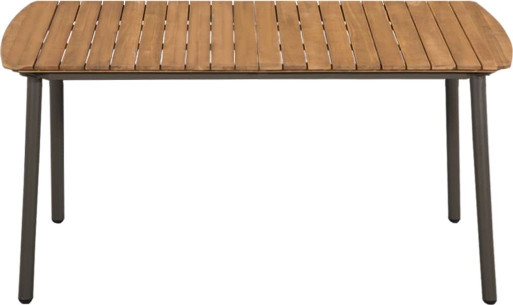 vidaXL Table basse 150x90x72 cm en bois massif d'acacia et Image du produit 