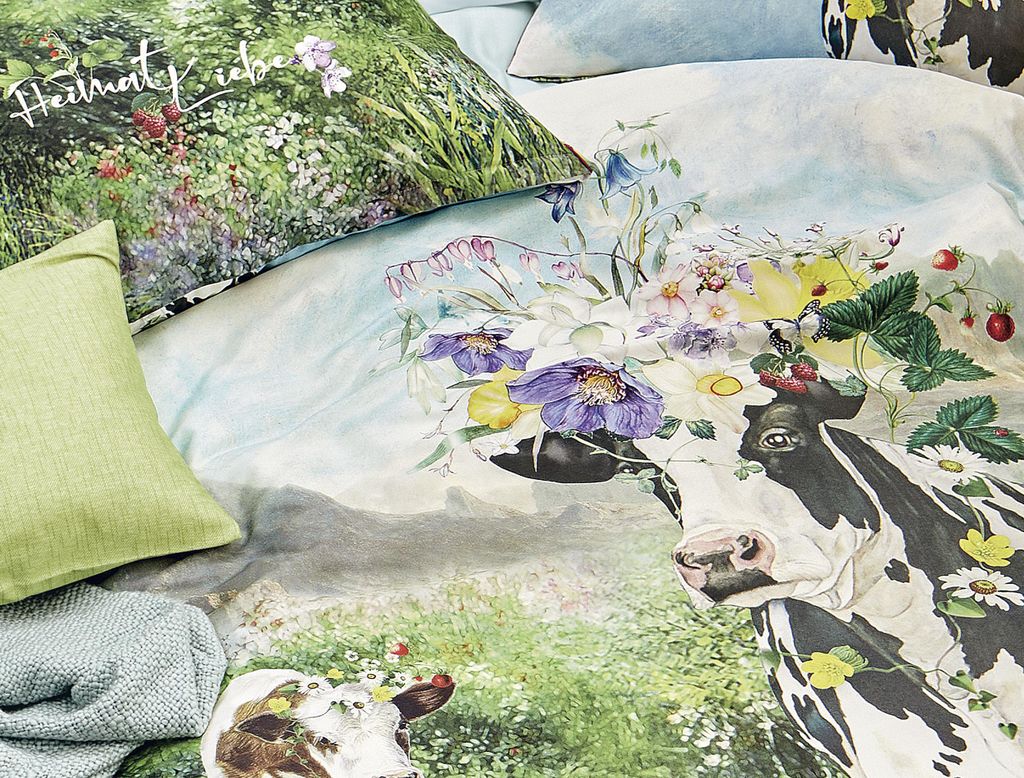 irisette Bettwäsche MAGIC-K Satin 135x200cm, 1 Kissen 80x80 Produktbild 
