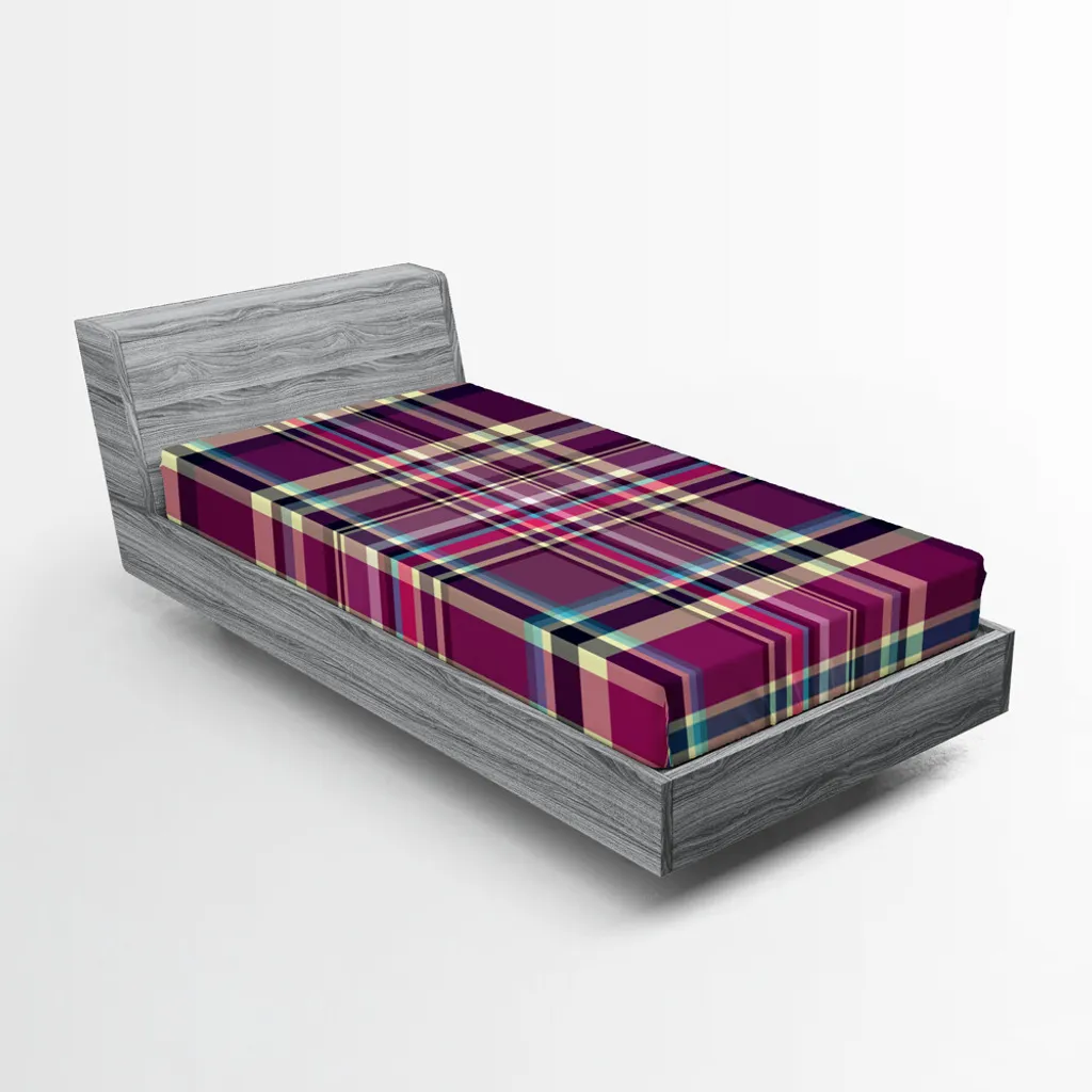ABAKUHAUS Plaid Lenzuolo con Angoli, Stile scozzese Illustrazione