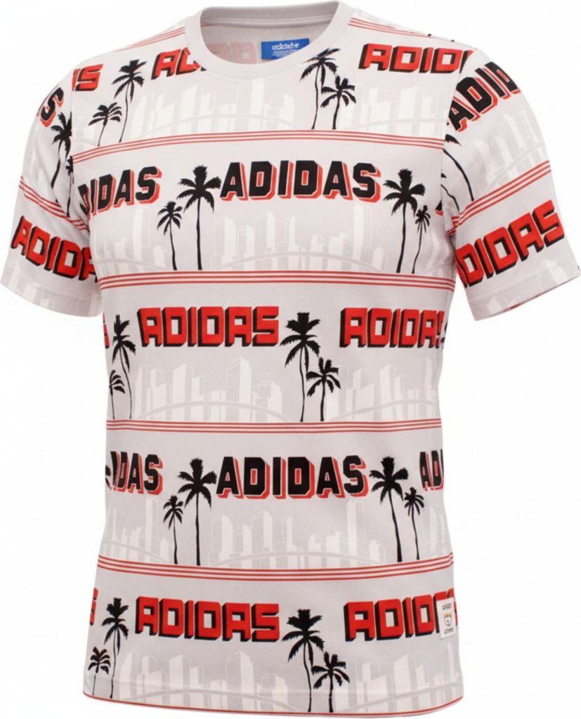 Adidas Herren Originals Nigo La Palm T-Shirt kurzarm Shirt Tee 2XL