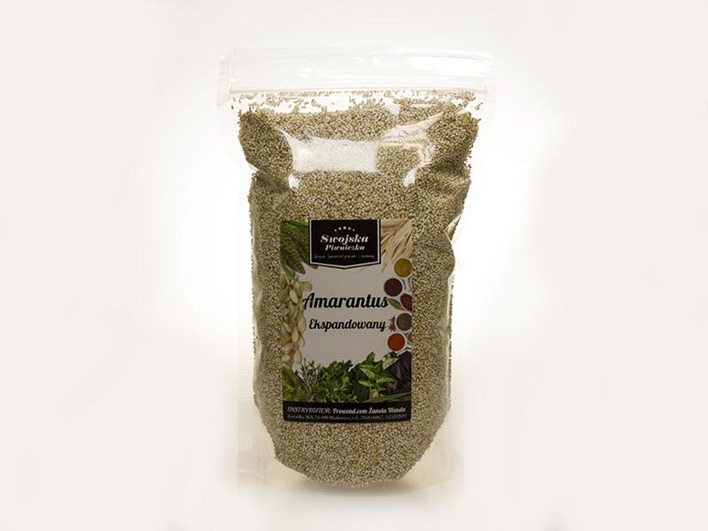 AMARANTH-POPCORN 200 G, gepufft, von Swojska Piwniczka