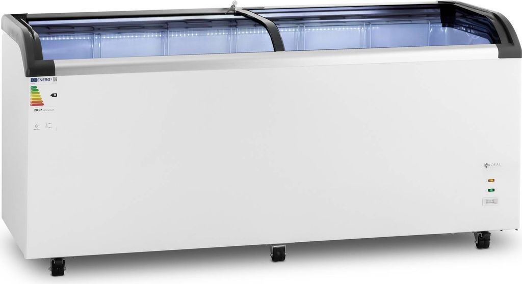 Expondo Royal Catering Gefriertruhe - 545 L - - Glastüren