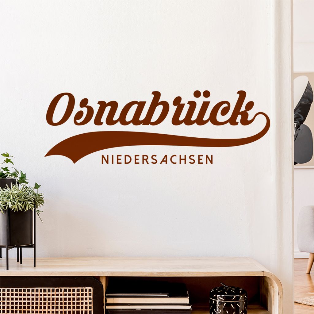 Osnabrück Niedersachsen Wandtattoo Wandaufkleber Wall Sticker - Dekoration, Küche, Wohnzimmer, Schlafzimmer, Badezimmer