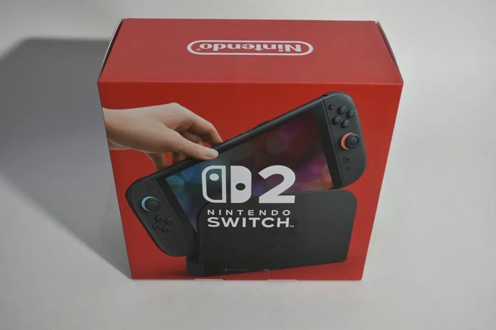 Nintendo Switch 2 Rouge avec Prise EU 220V - Écran HD et Performance Fluide - 46