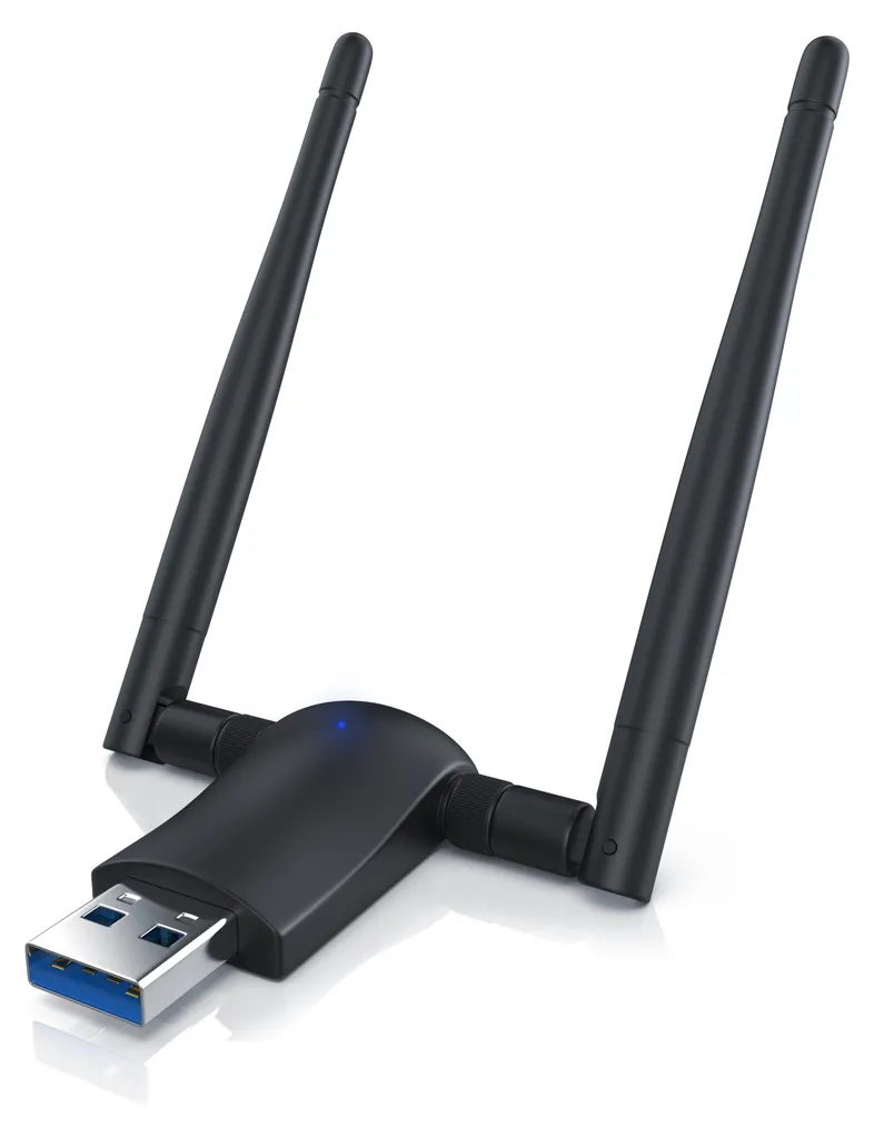 WiFi Dongle USB 3.0 Aplic 1200Mbps: Streaming 4K e Cinema a Casa