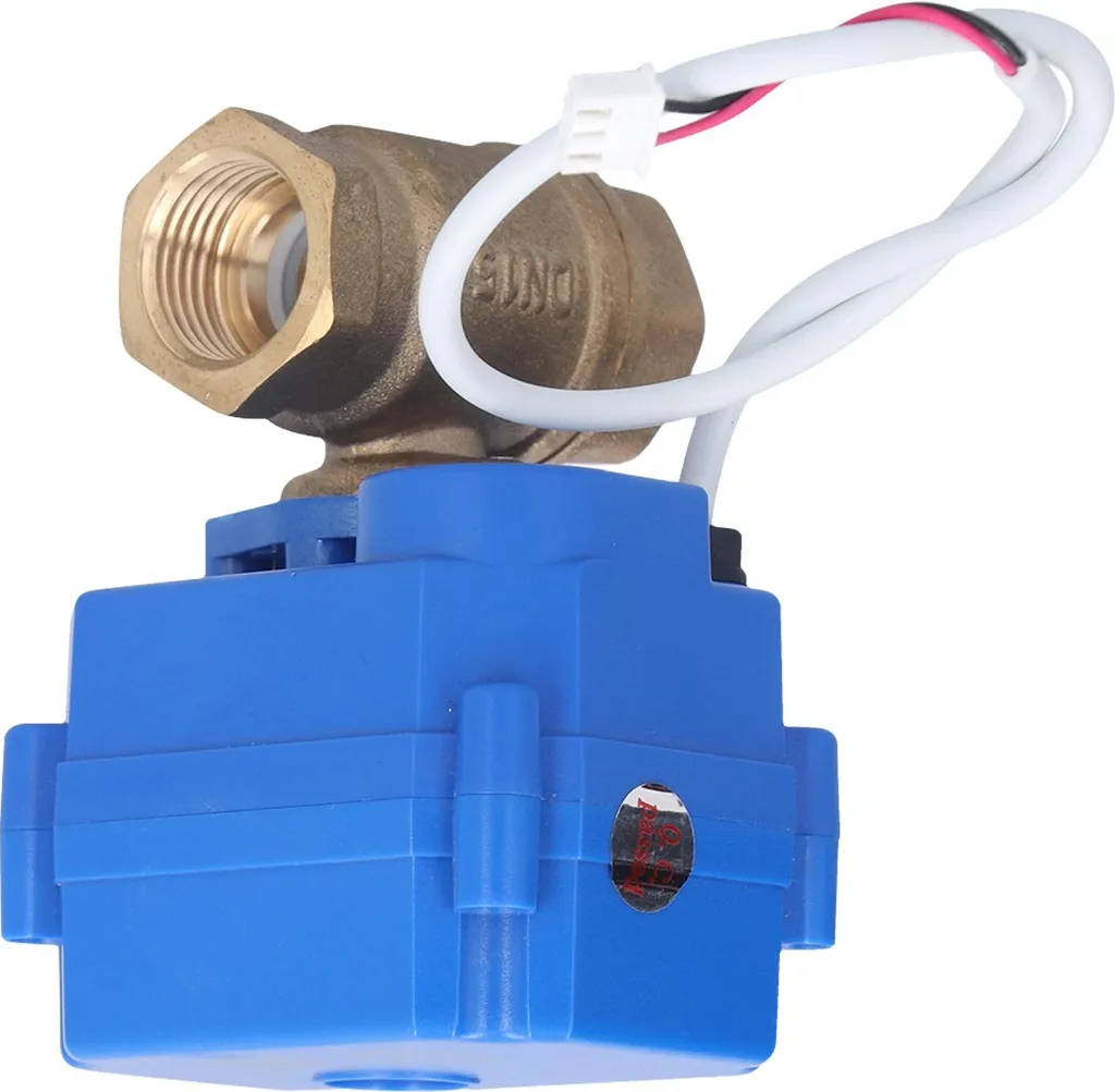 Robinet motorisé DN15 220V en laiton pour régulation de débit d'eau - 8