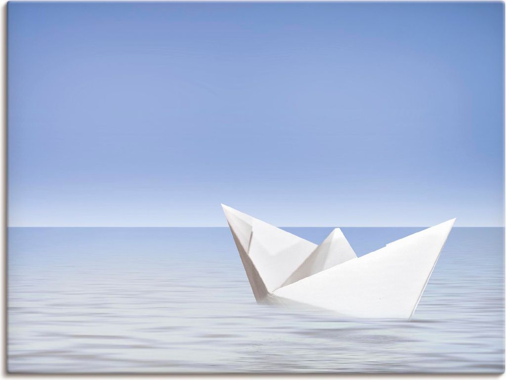 ARTland Leinwandbild Auf dem Meer Größe: 40x30 cm
