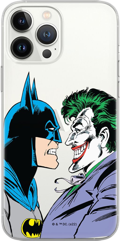 ERT GROUP DC Handyhülle für SAMSUNG S21 ULTRA Muster Batman & Joker 005 WPCBATMAN48140