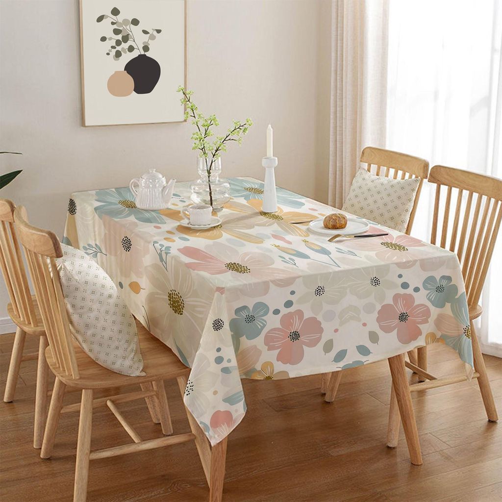 Hermia Concept, Asr-tblclt25 -16 - 140 x 180, Tischdecke, Mehrfarbig, Baumwolle, 140 x 180 cm