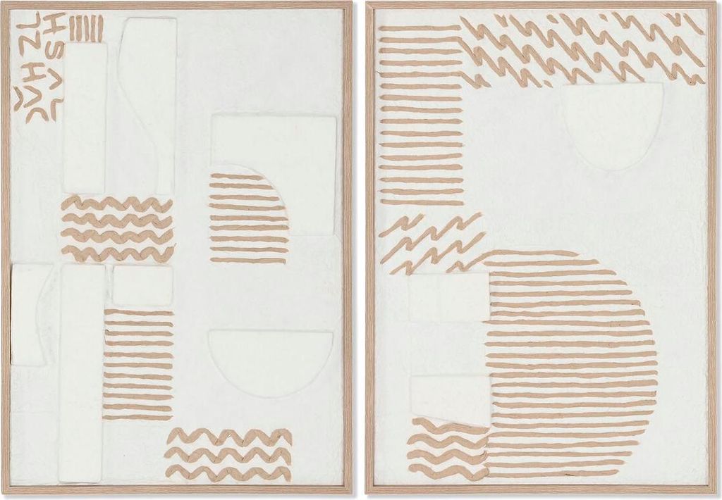 Bild Home ESPRIT Urban Abstract 50 x 3 x 70 cm (2 Stück)