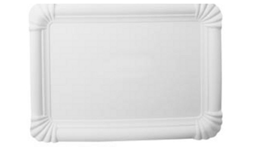 Pappteller eckig 13 cm x 20 cm 250 Stk Produktbild 