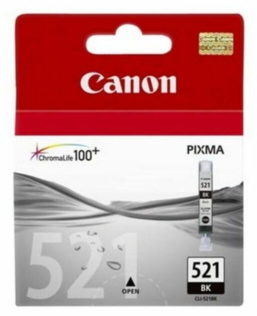 The image shows the packaging of a Canon ink cartridge.