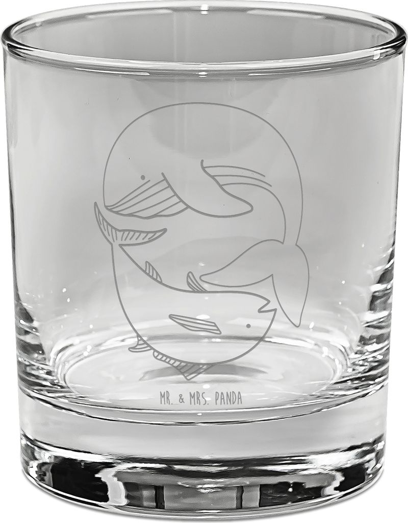 Mr. & Mrs. Panda Tumbler Walfisch Thunfisch - Transparent - Geschenk, Glas, Witz, Wahl, Longdrinkglas, Cocktailglas, Flachwitz, Spruch Des Tages, T...