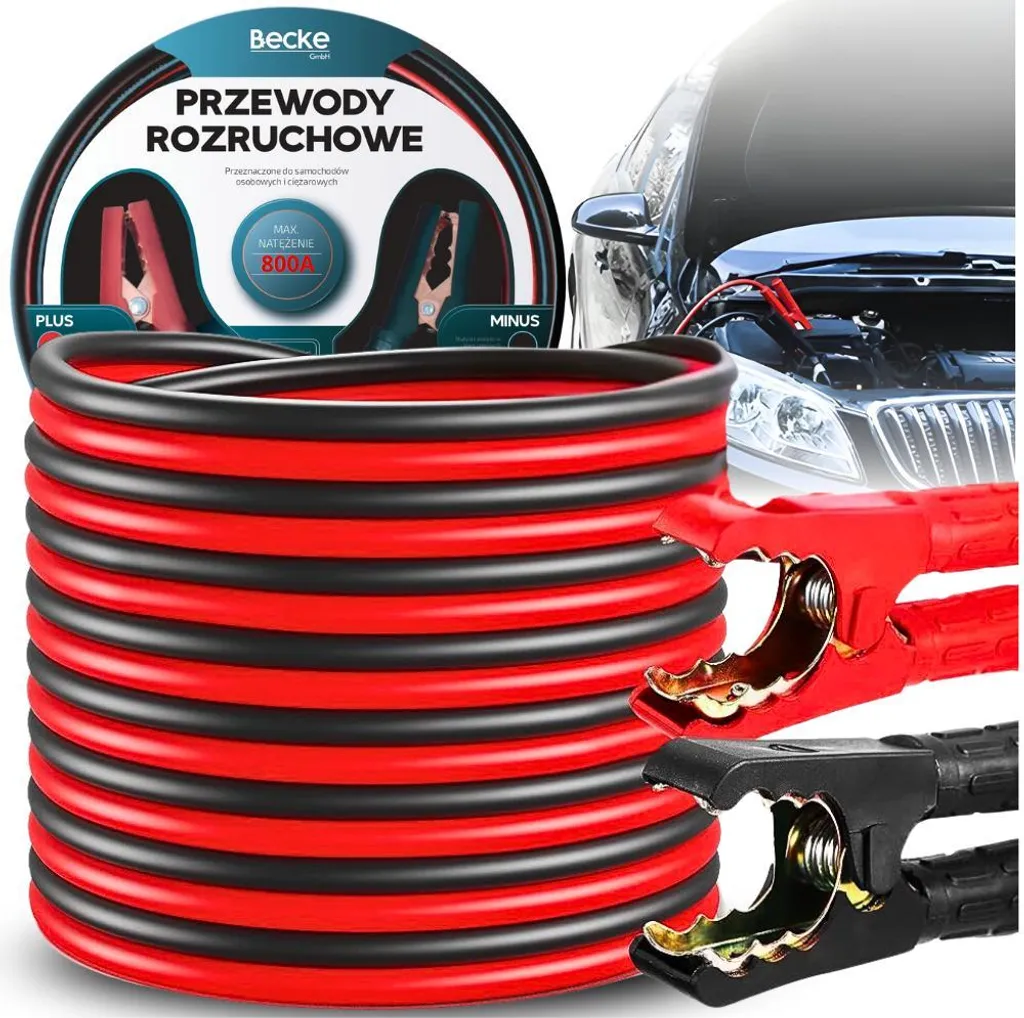 Cavi Jumper 800A Heavy Duty per Inverno e Off-Road 4 Metri