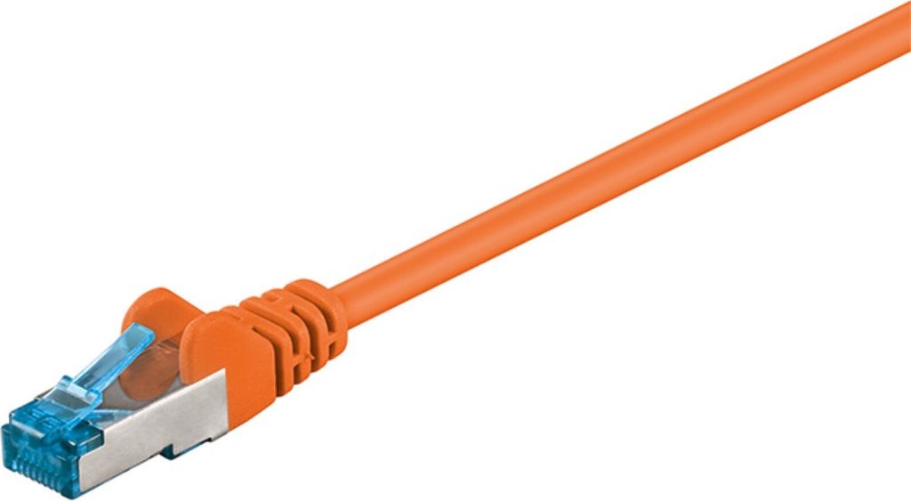 Goobay CAT 6A Patchkabel, S/FTP (PiMF), Orange