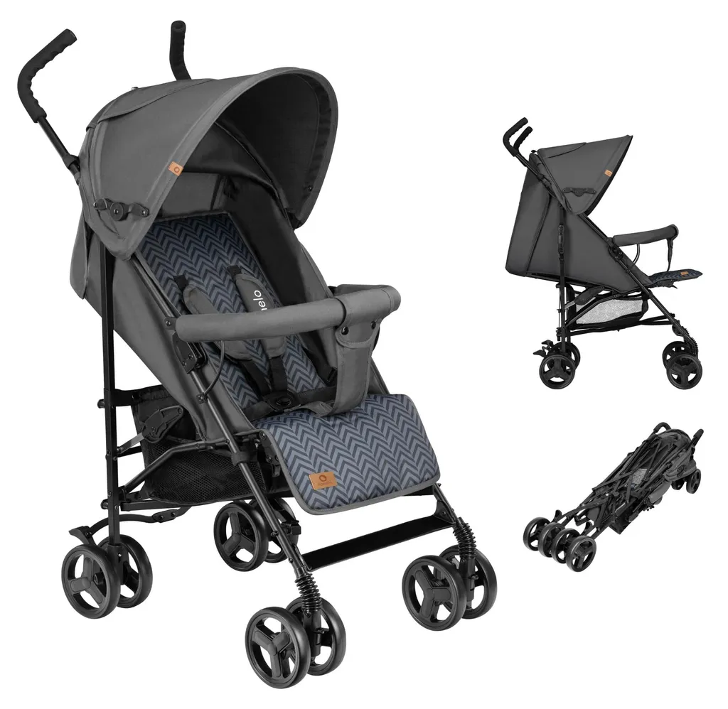 Poussette de voyage Elia pliable et compacte avec panier pour enfant