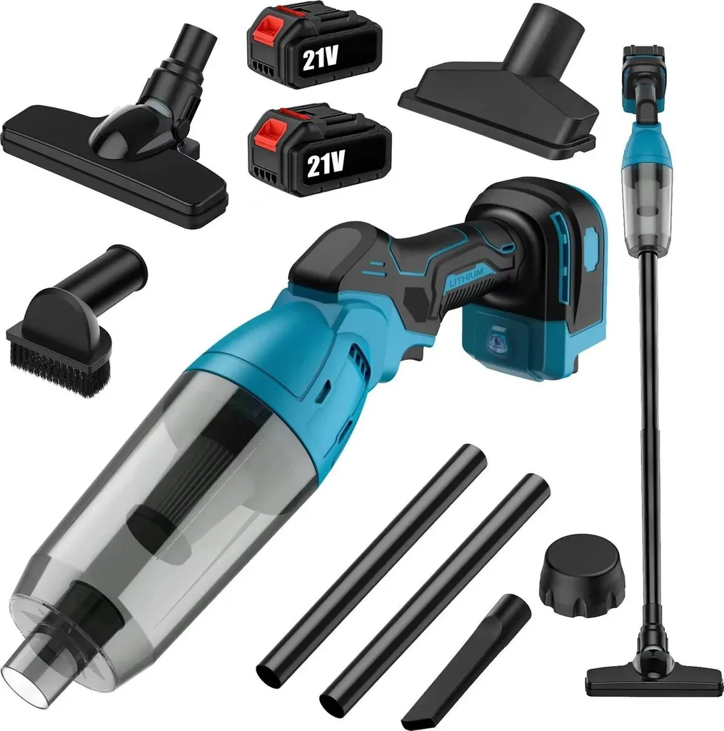 Aspirateur Balai sans Fil Moteur Brushless 24Kpa avec 2 Batteries V12