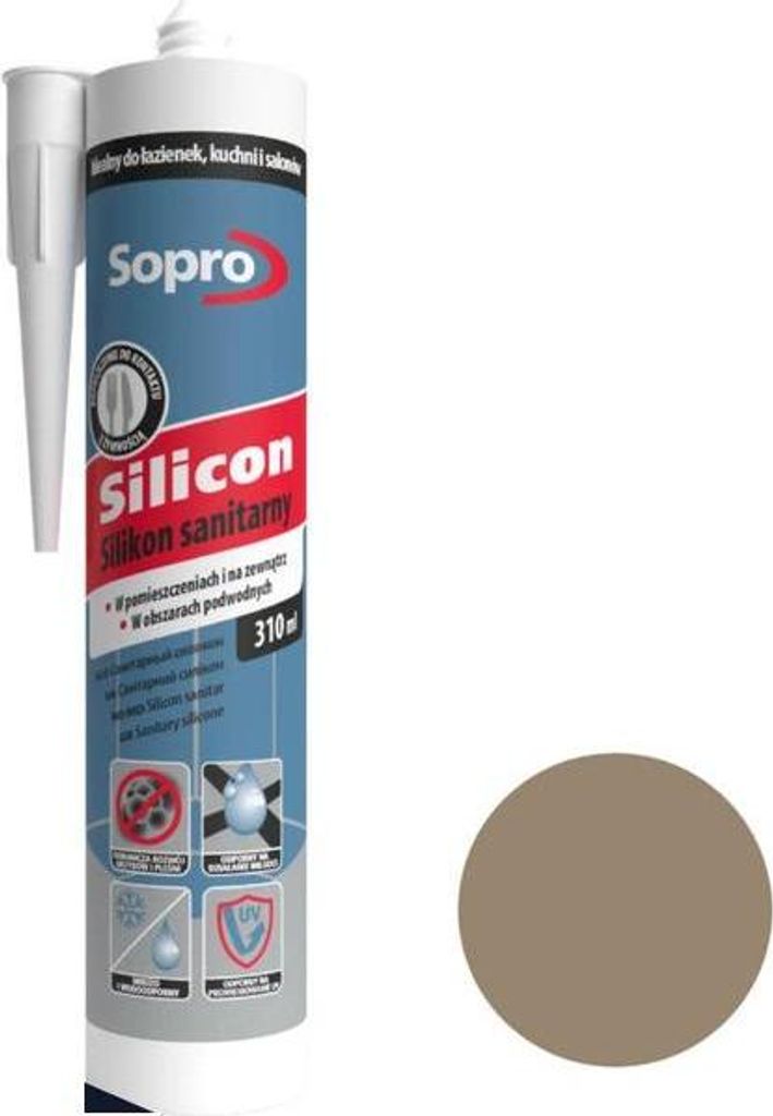 Sopro Sanitär-Silikon Sahara 310ml - Premium Dichtstoff