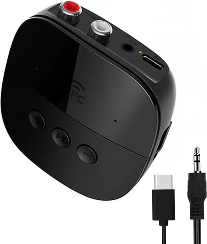 AK3056R Pro Bluetooth 5.2-Empfänger, Bluetooth-Adapter für HiFi-Systeme, Bluetooth-Audioempfänger mit 3,5-mm-Klinkenanschluss und Cinch-Anschluss
