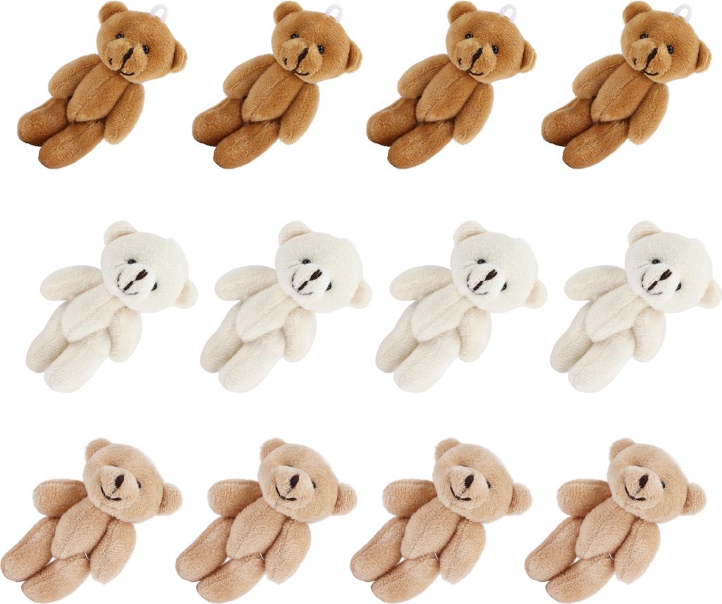Mini plyšoví medvědi, malé plyšové panenky medvědi, mini Obrázek produktu 