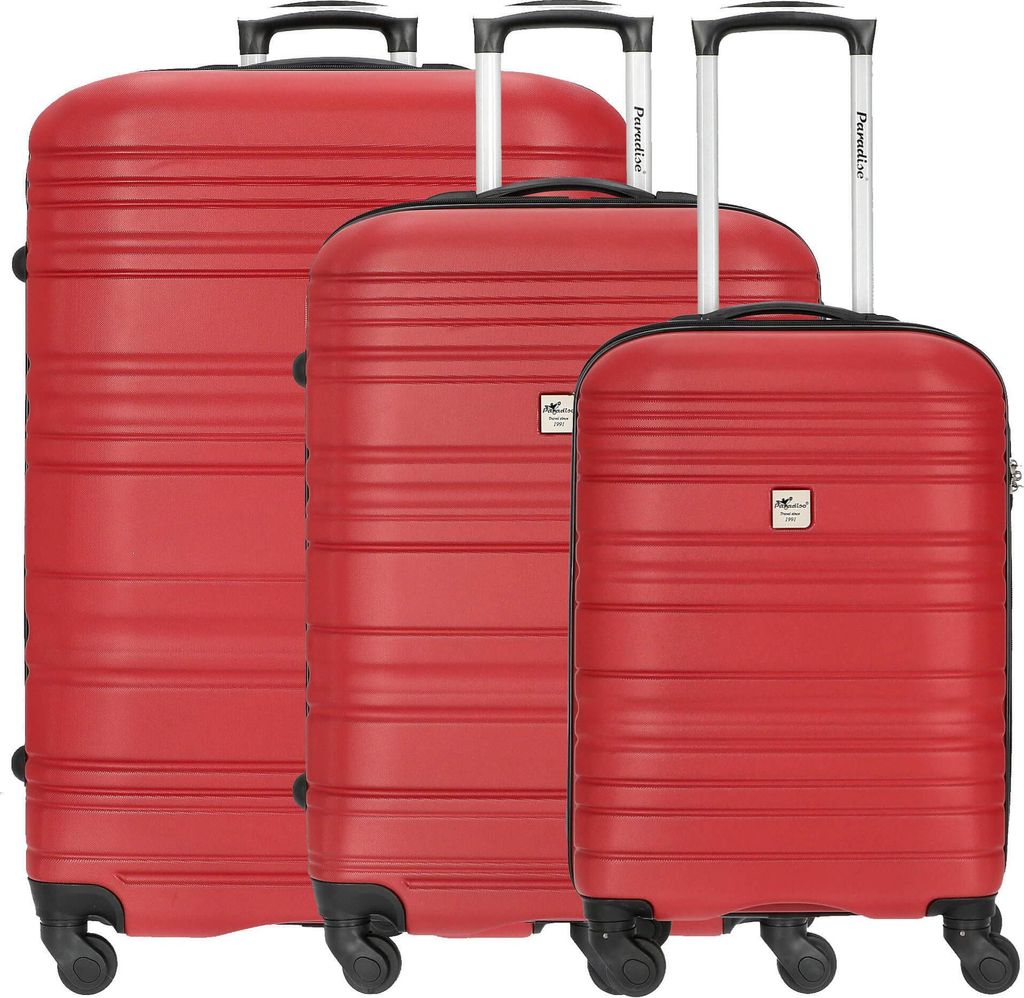 CHECK.IN Paradise 4 Rollen Kofferset 3-teilig