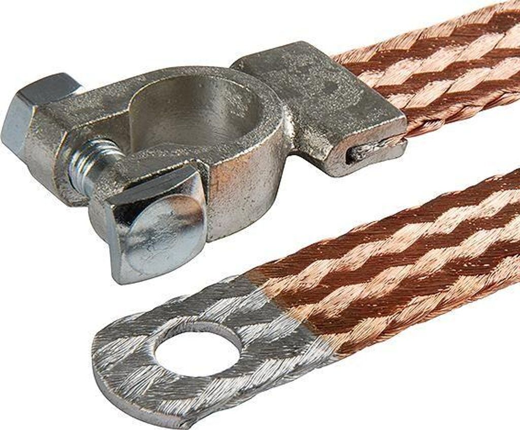 Herth+Buss Erdungsband Batt.Erdungsbänder 350mm m.Klemmenblock