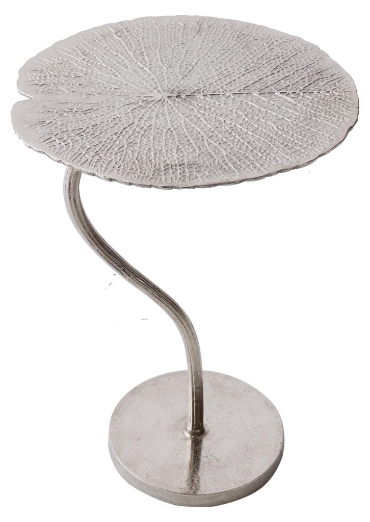 Tavolino da 40 cm, argento, design moderno, per il Immagine del prodotto 