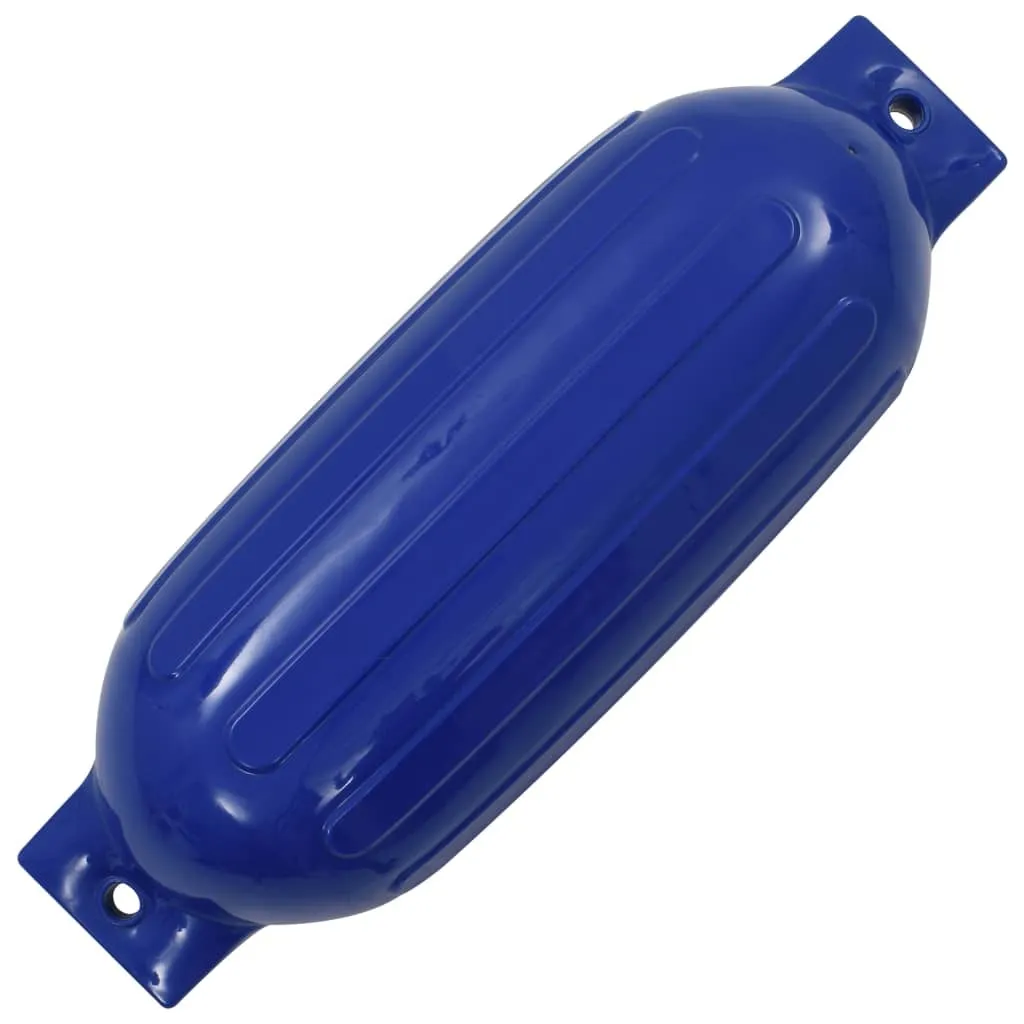 Pare-battage en PVC Robuste Bleu 69x21,5 cm Résistant aux UV - Lot de 2
