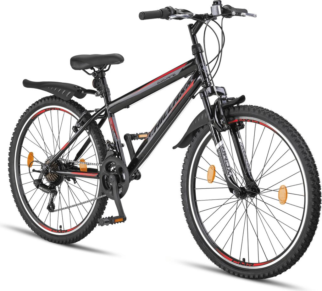 VTT Chillaxx Legend - Cadre Aluminium, Tailles 24/26/27.5/29 Pouces, Dérailleur Shimano 21 Vitesses, Pour Homme/femme/ado, Montage Facile