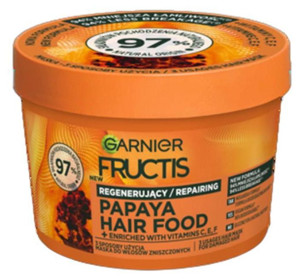 Garnier Fructis Papaya Hair Food Regenerierende Maske für Produktbild 