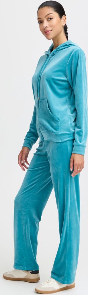 b.young BYMita Damen Jogginganzug 2er Set Freizeitanzug Trainingsanzug mit Kapuze Reißverschluss Kängurutasche Tunnelzug Regular fit