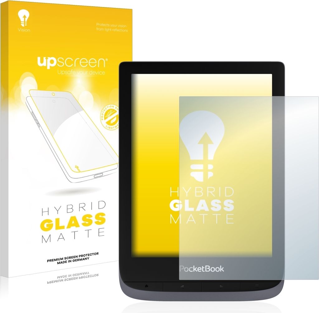 upscreen Entspiegelungs Schutzglas für PocketBook Touch HD 3 Schutzfolie Panzer Folie Glas Display Schutz matt