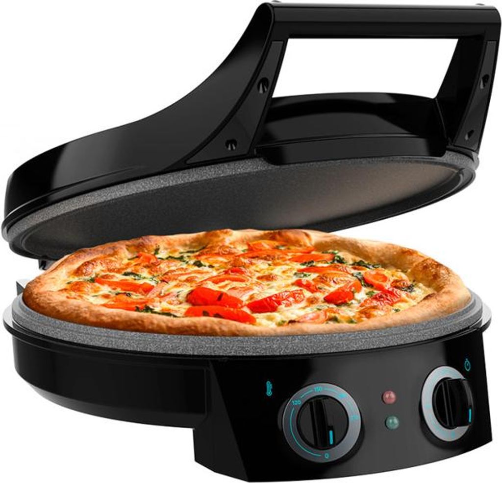 Cecotec Elektro-Pizza-Ofen Grill 04278 Schwarz 1800W Kapazität 1 Pizza 31cm
