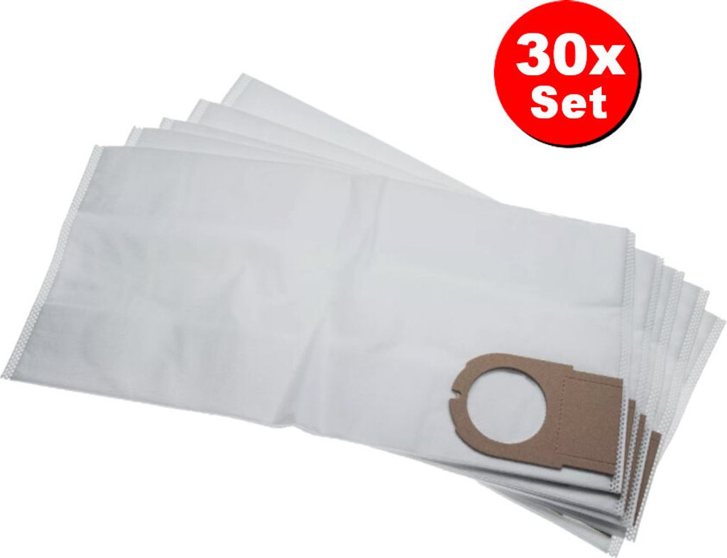 30x Trade-Shop Microvlies Staubsauger-Beutel kompatibel mit Starmix Cyclon Elektrostar NT-08.-20-30-63, HG 8-1020, HG 8-10L, HG 8-14 RV, HG 8/NT