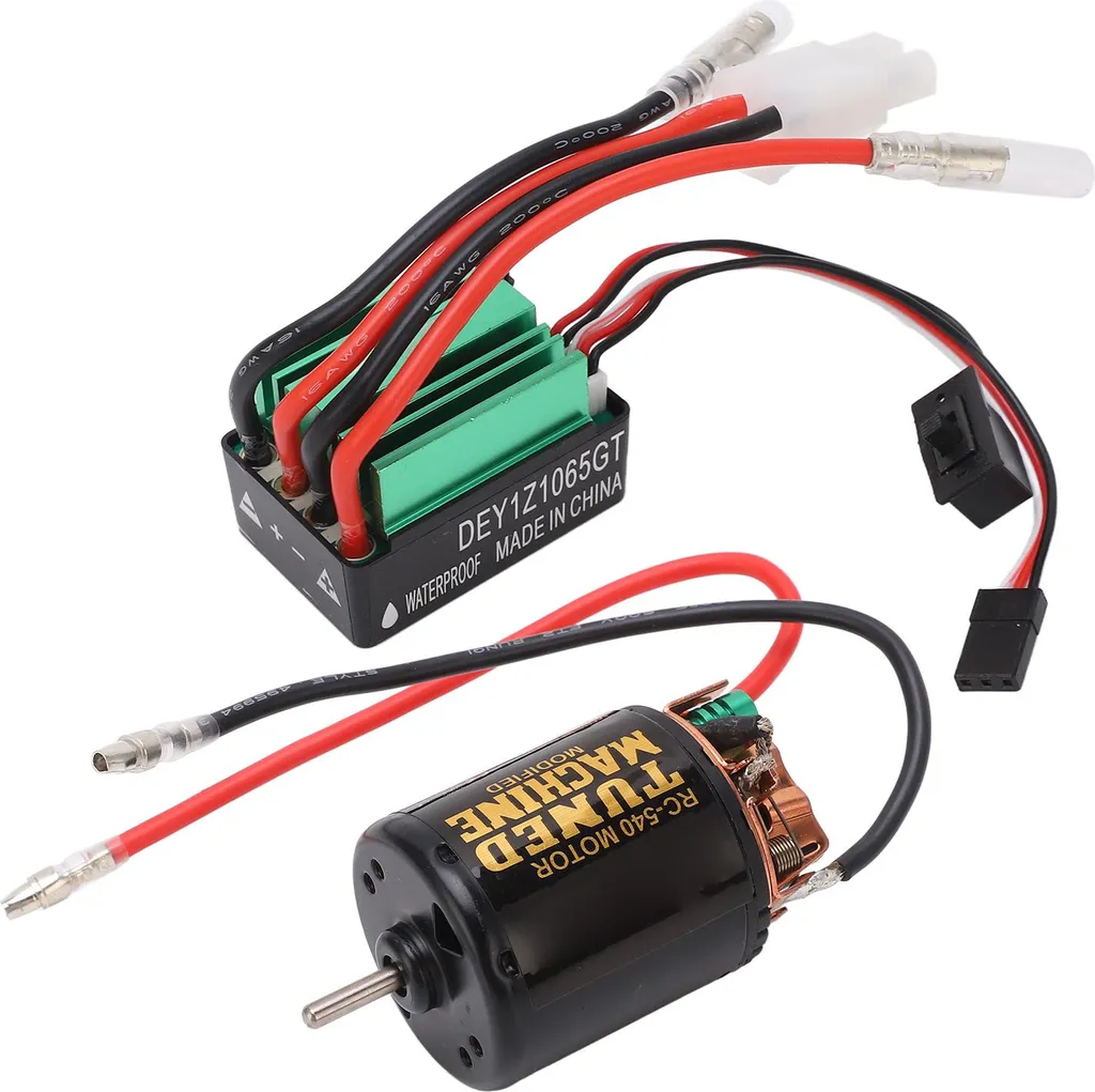 Moteur RC 540 Brushed 55T Idéal pour Crawler avec ESC 65A Sécurisé
