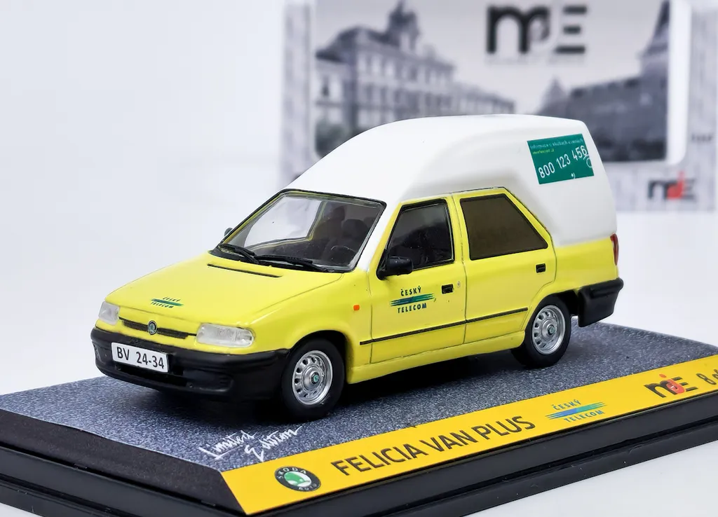 Miniature Škoda Felicia Van Plus 1:43 pour Diorama et Collection MJ